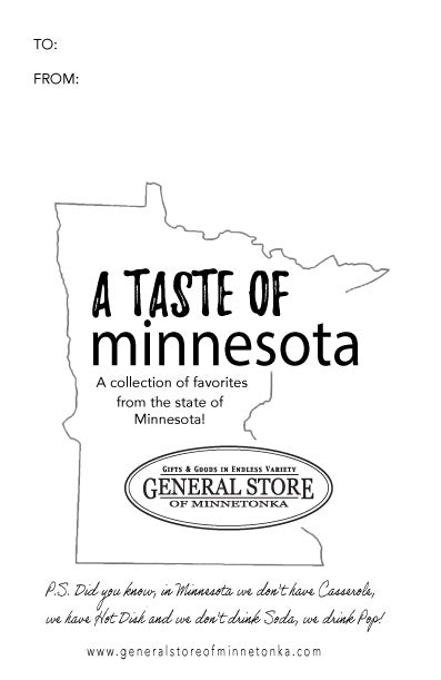 Taste of Minnesota Gift Basket/Box  GSM Gift Baskets   