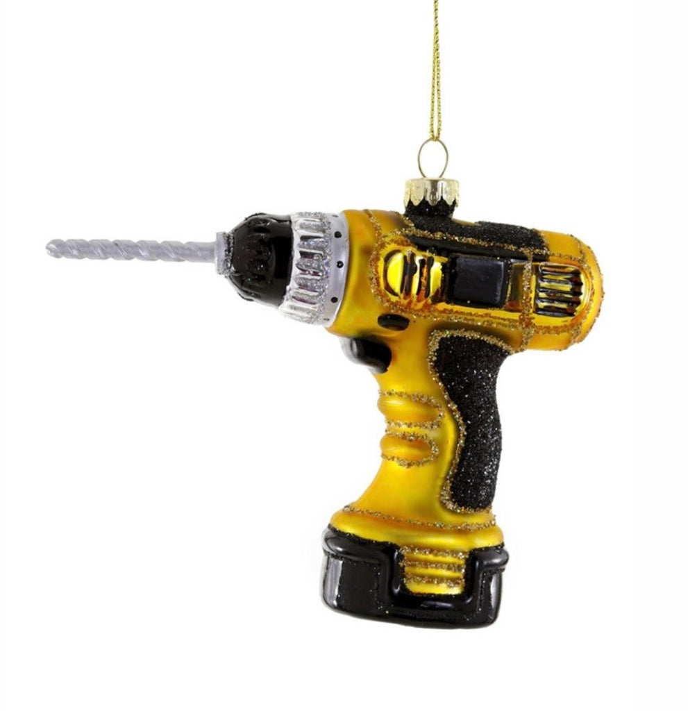 Yellow Cordless Drill Ornament  Cody Foster   