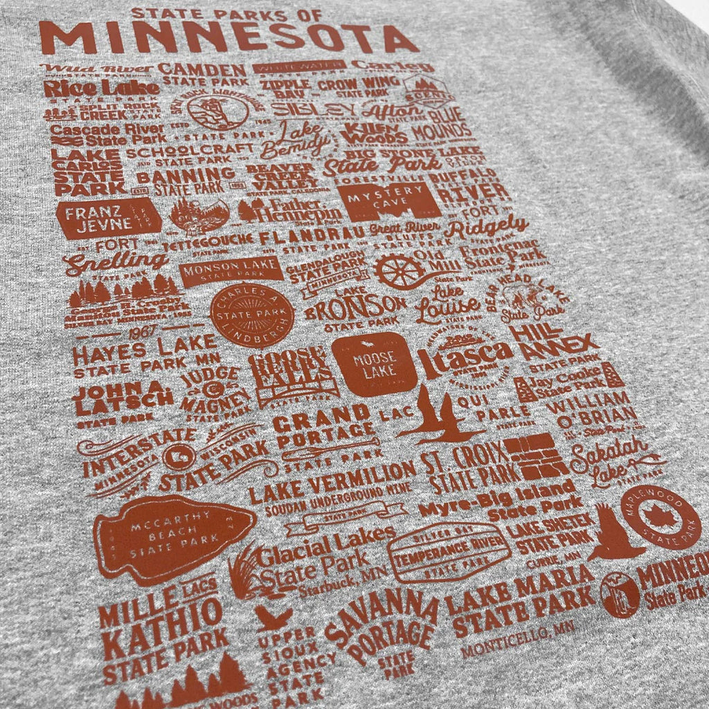 State Parks of Minnesota Crewneck  218 Clothing   