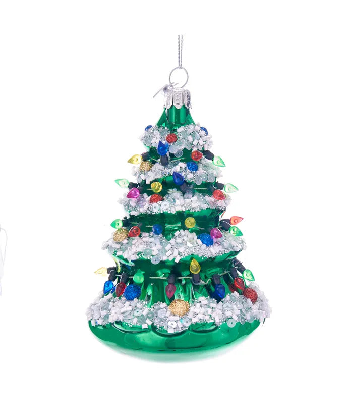 Glass Christmas Tree Ornament  Kurt Adler   