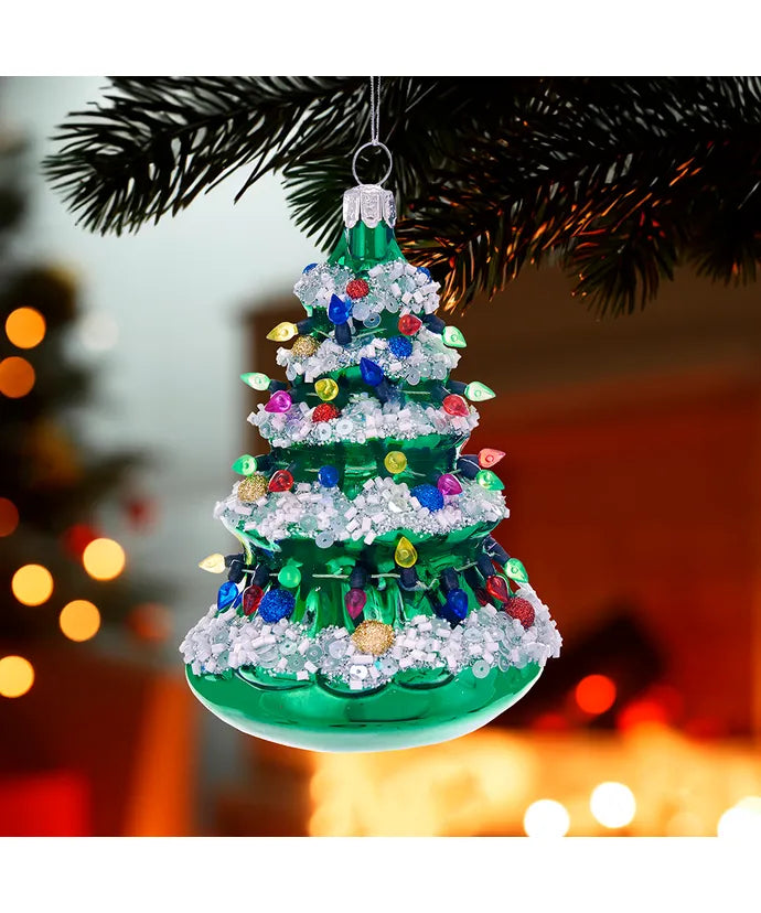 Glass Christmas Tree Ornament  Kurt Adler   