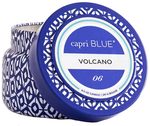 Volcano Candle Travel Tin  Capri Blue   