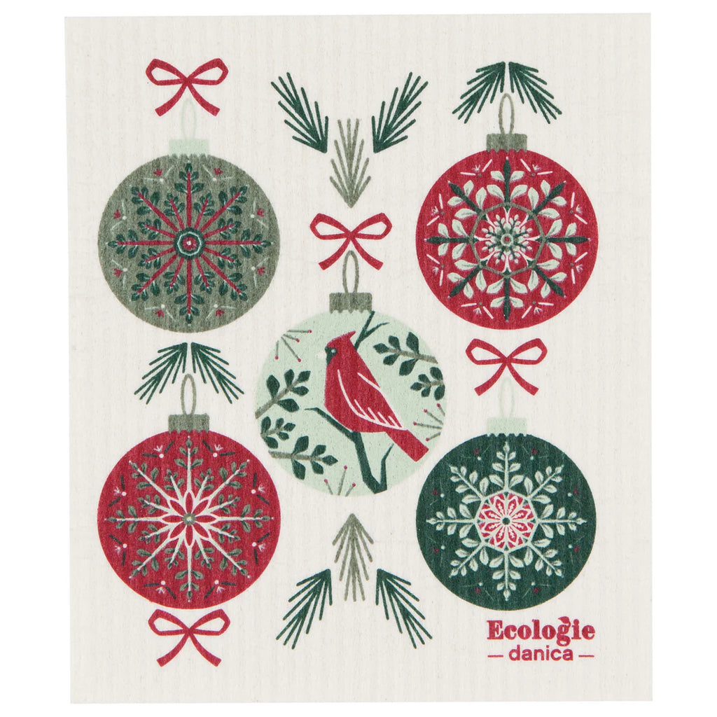 Holiday Swedish Sponge Cloth  Now Designs Good Tidings  