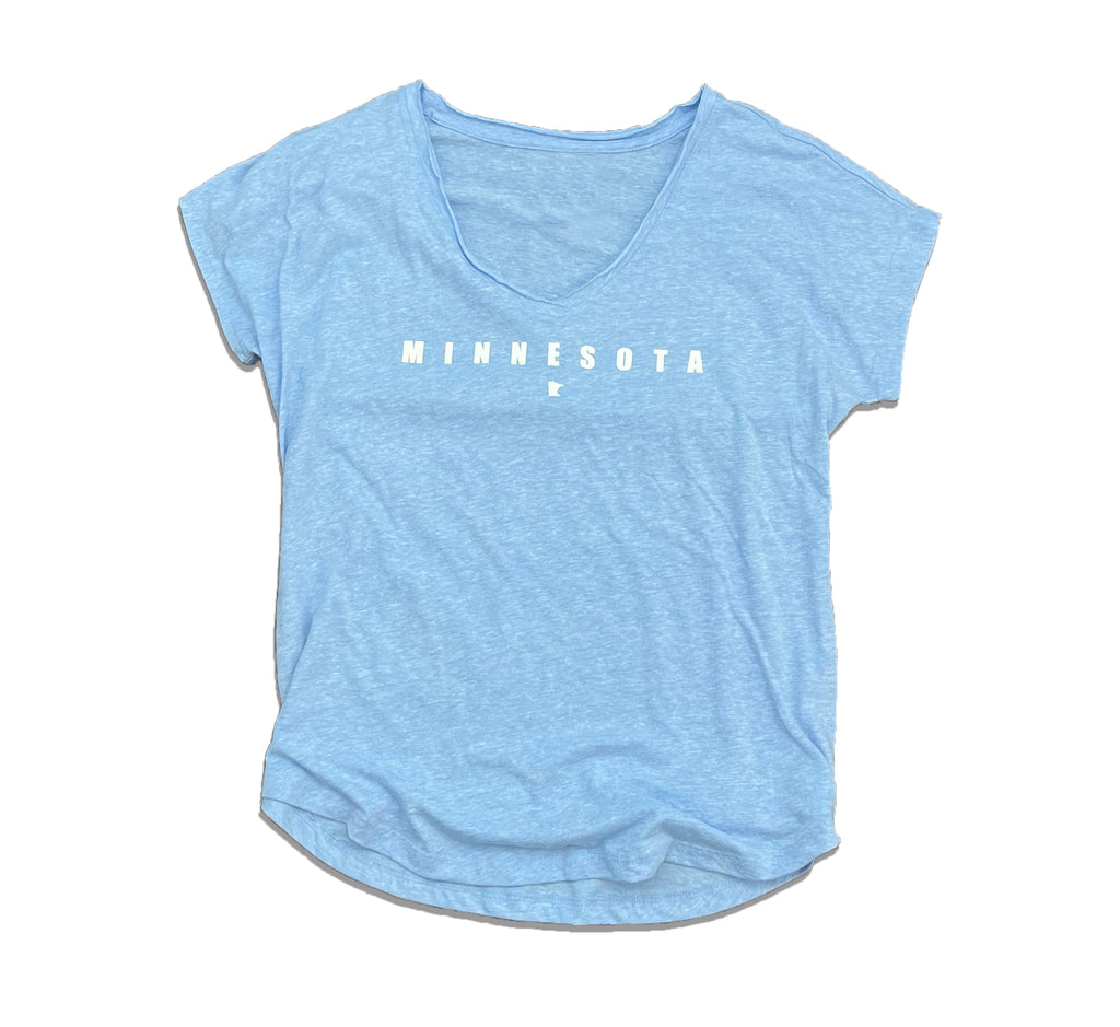 Minnesota V-Neck T-Shirt  Lakeshirts   