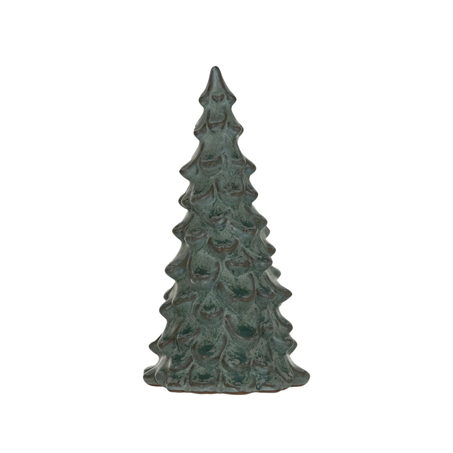 Green Stoneware Tree  Creative Co-Op   