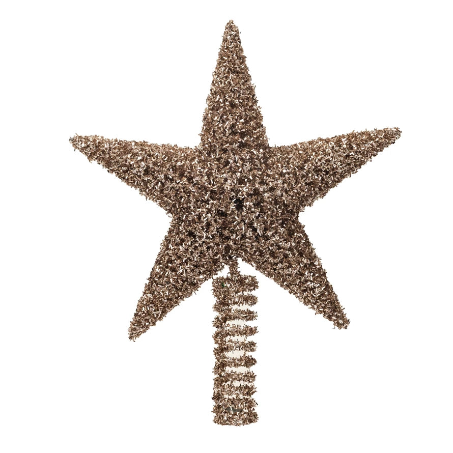 Gold Star Tree Topper  Creative Co-Op   