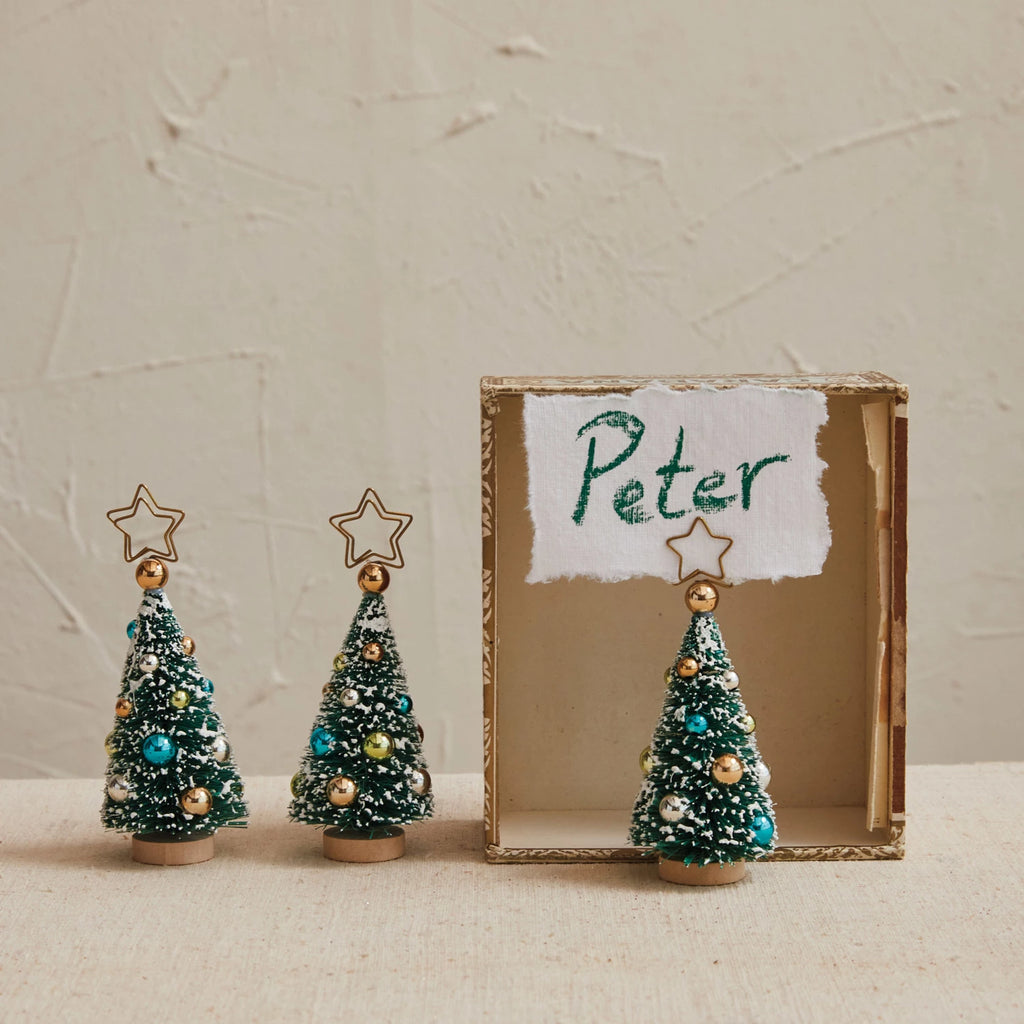 Christmas Tree Place Card Holder  Creative Co-Op   