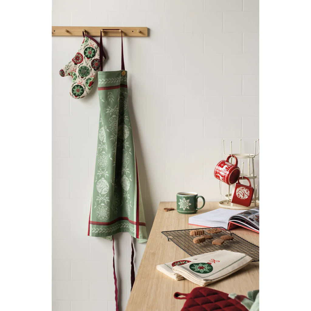 Good Tidings Jacquard Apron  Now Designs   