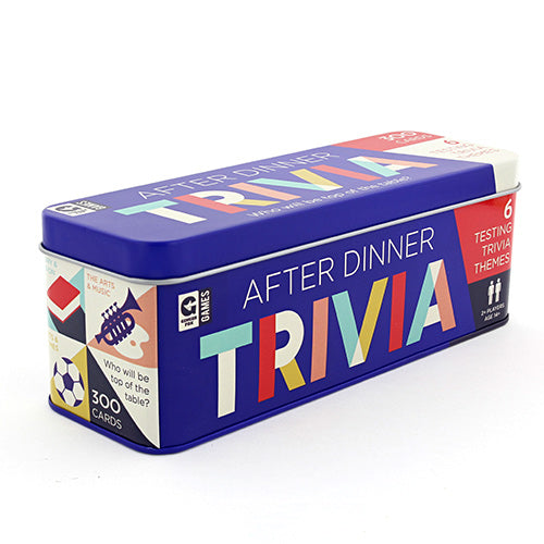 After Dinner Trivia Game  Ginger Fox   