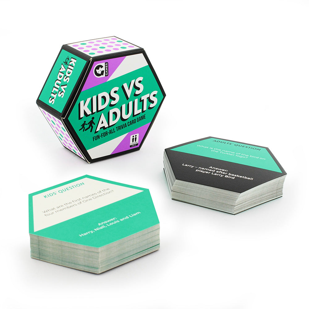 Kids VS Adults Card Game  Ginger Fox   