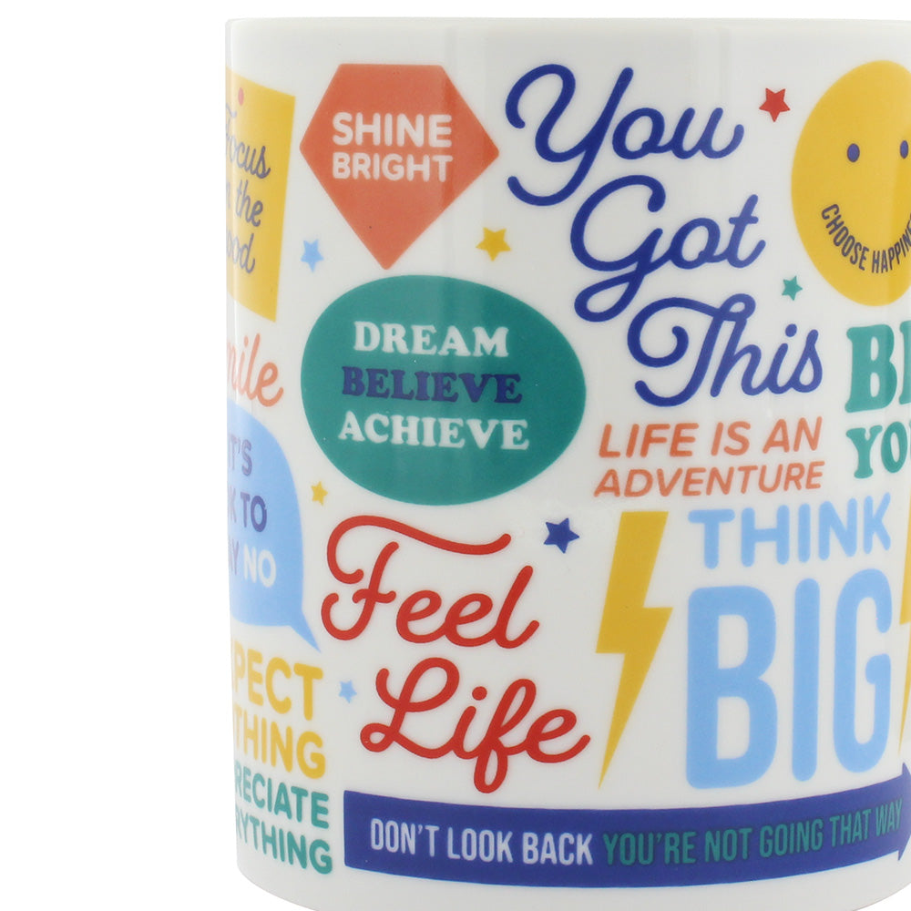 Positive Affirmations Mug  Ginger Fox   