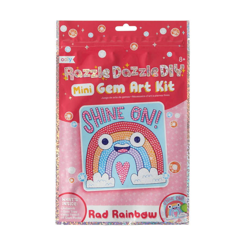 Razzle Dazzle DIY Mini Gem Art Kits  Ooly Rad Rainbow  