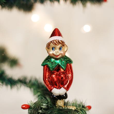 Christmas Pixie With Clip Ornament  Old World Christmas   