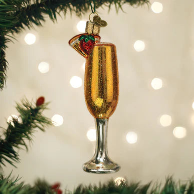 Mimosa Glass Ornament  Old World Christmas   