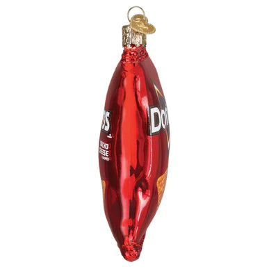 Doritos Nacho Cheese Chips Glass Ornament  Old World Christmas   