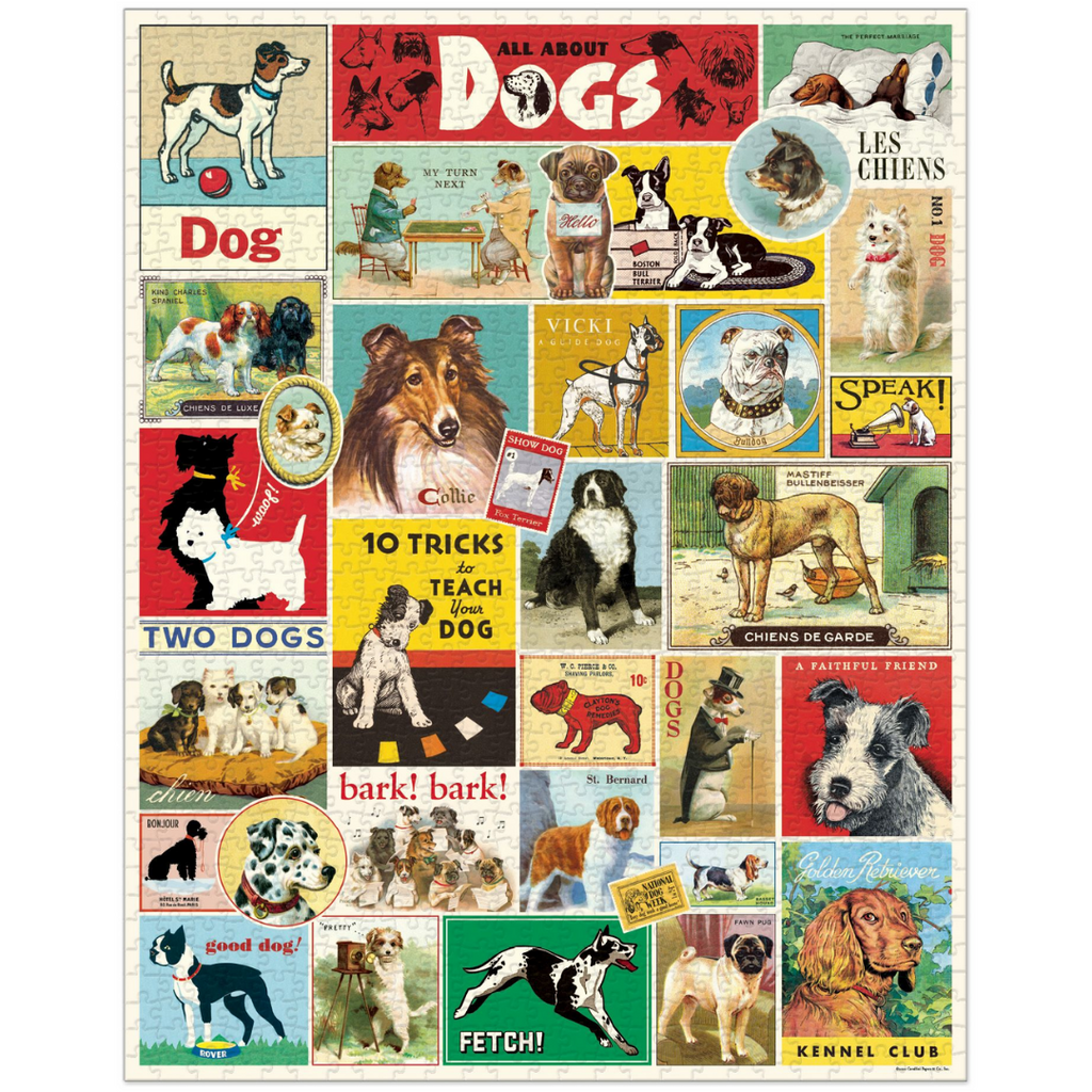 Dogs Puzzle  Cavallini Papers   