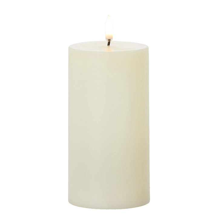 Flameless Ivory Candles  Raz 3x6" Pillar  