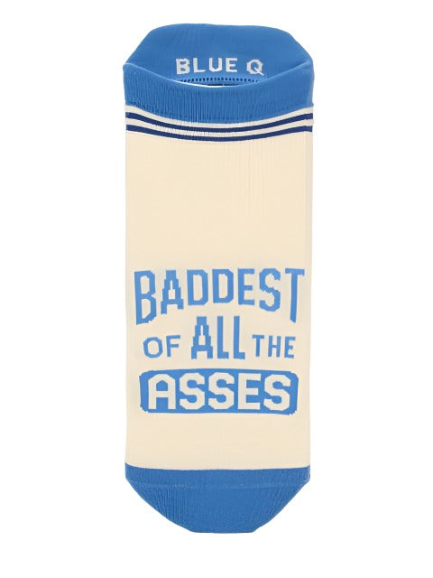 Badass Sneaker Socks  Blue Q   