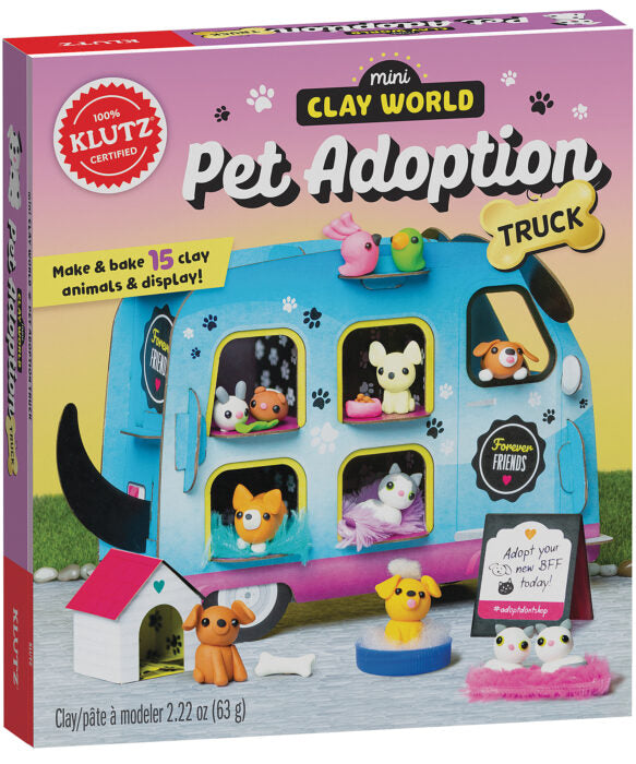 Mini Clay World Pet Adoption Truck  Klutz   