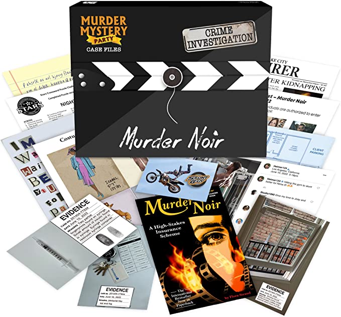 Murder Mystery Case Files Games  University Games Murder Noir  