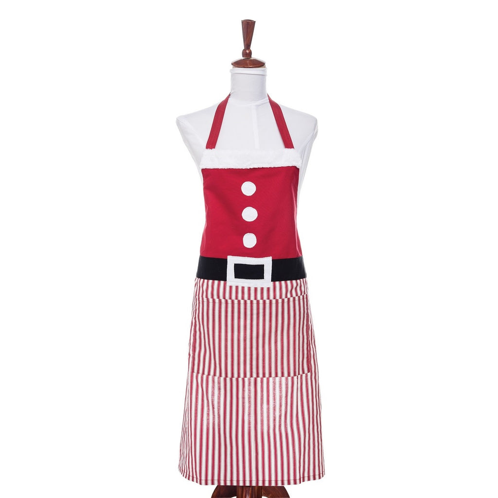 Candy Cane Striped Apron  C & F   