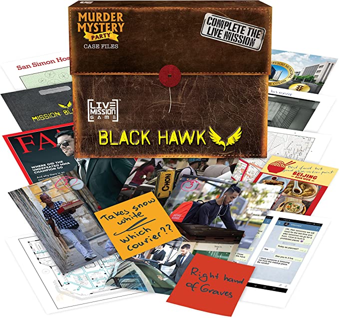 Murder Mystery Case Files Games  University Games Mission Black Hawk  