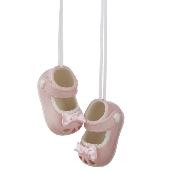 Baby Shoes Personalized Ornament  GSM Pers Orn Pink  