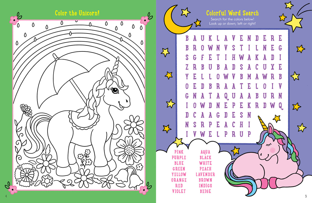 Unicorns Activity Book  Peter Pauper Press   