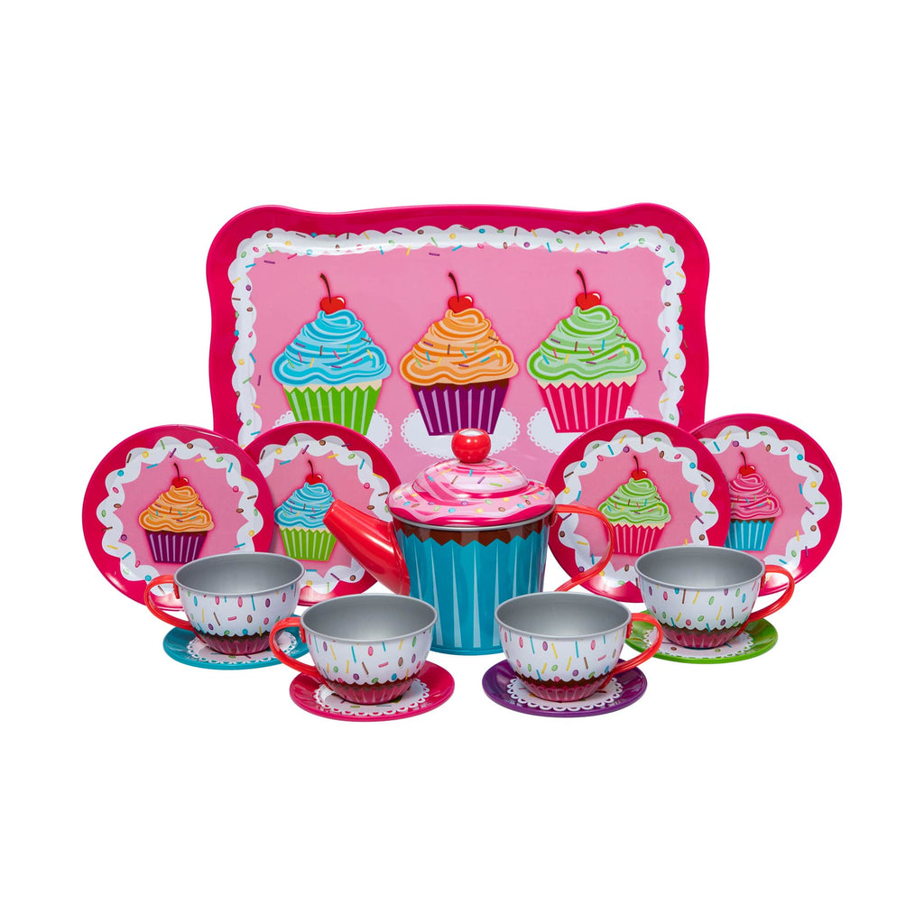 Cupcake Tin Tea Set  Schylling   