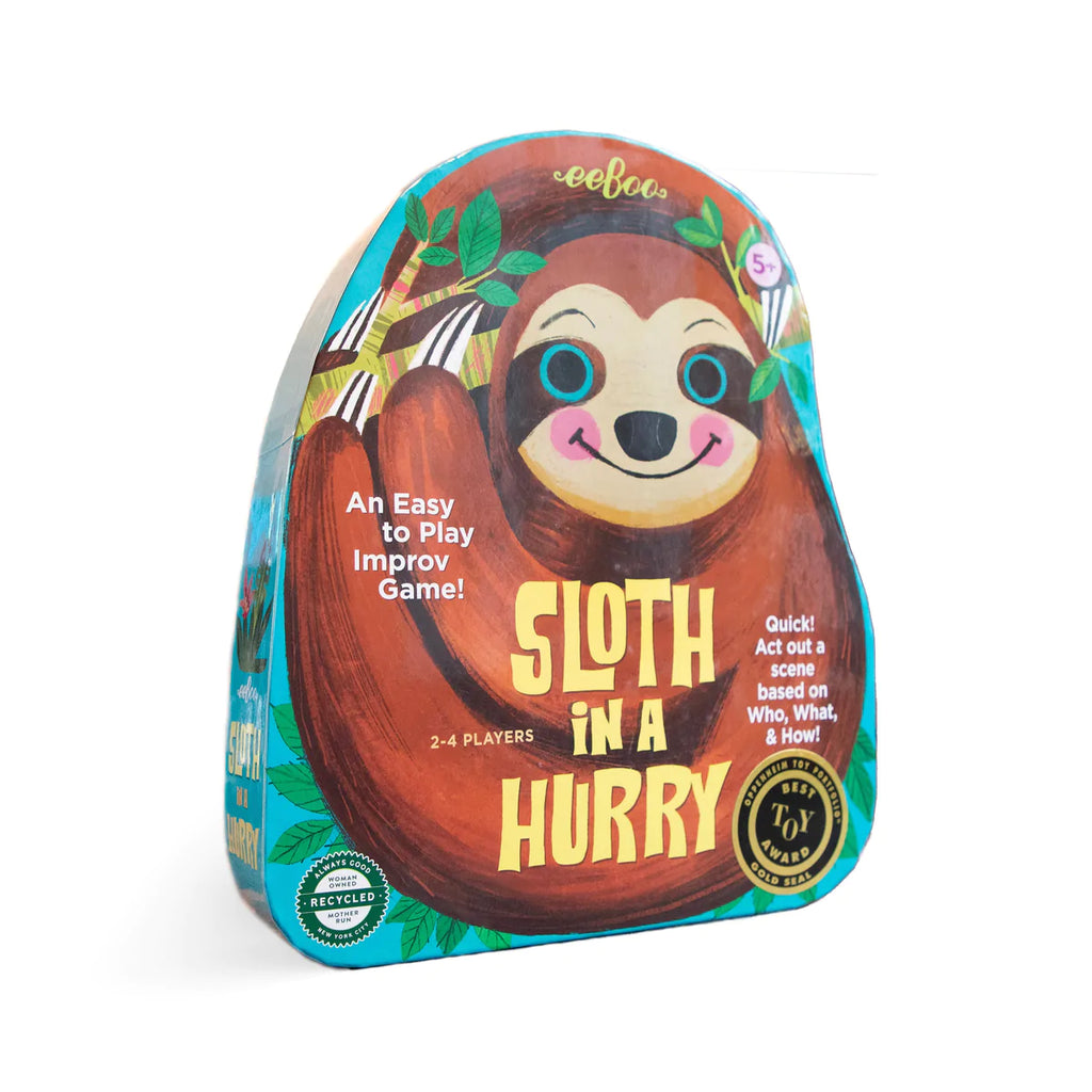 Sloth in a Hurry Shaped Spinner Game  Eeboo   