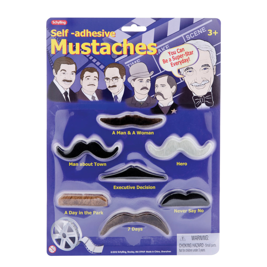 Mustaches - Self Adhesive  Schylling   