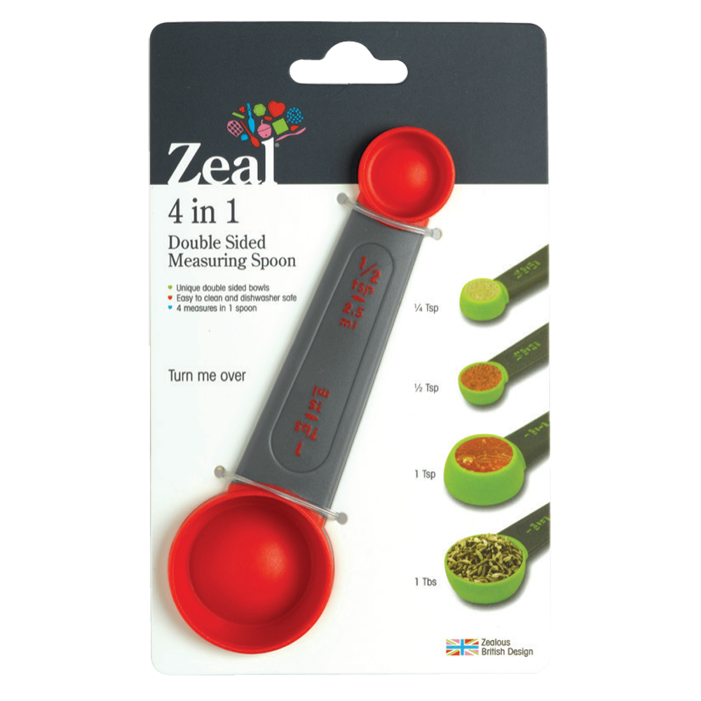 4 In 1 Double Sided Measuring Spoon  Kitchen Innovations / Zeal   