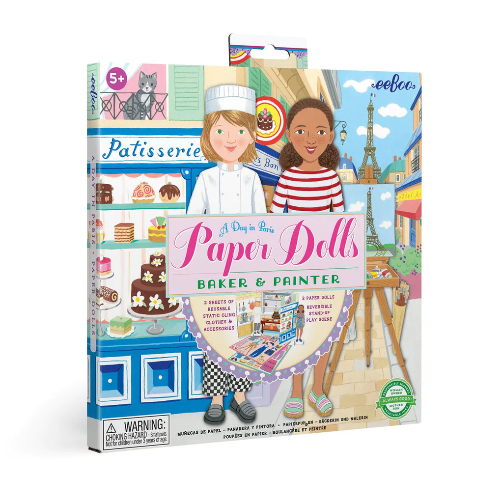 Baker & Painter Paper Dolls  Eeboo   