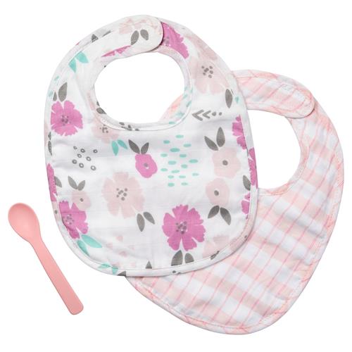 Muslin Bib Sets  Stephen Joseph Flower  