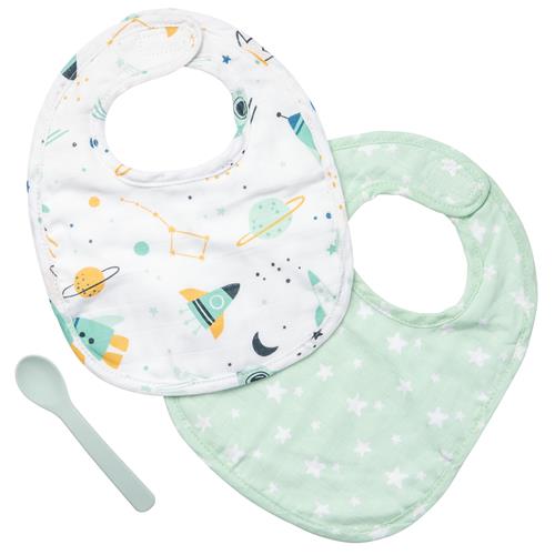 Muslin Bib Sets  Stephen Joseph Space  