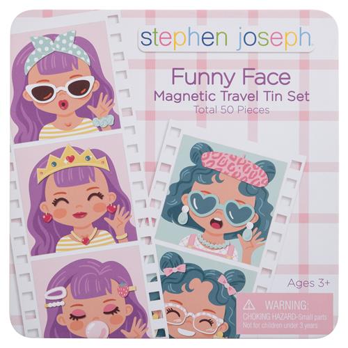 Funny Faces Magnetic Set  Stephen Joseph Girl  