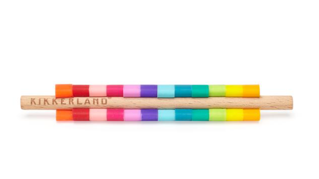 Rainbow Drink Markers & Stopper  Kikkerland   