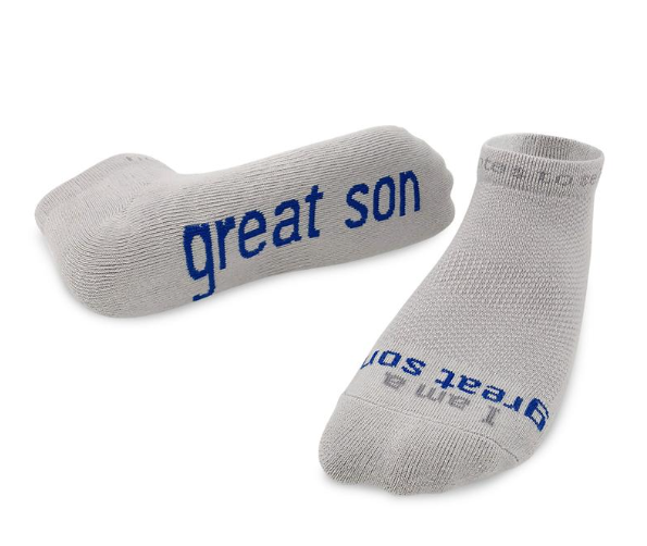 I Am A Great Son Socks  Notes to Self   