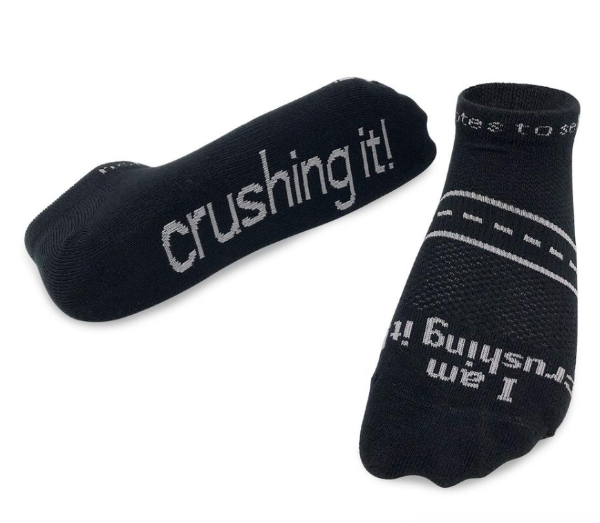 I Am Crushing it Socks  Notes to Self   