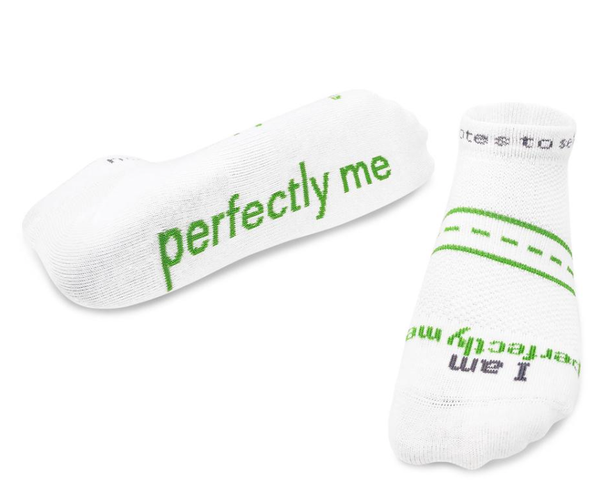 I Am Perfectly Me Socks -Lite Notes  Notes to Self   