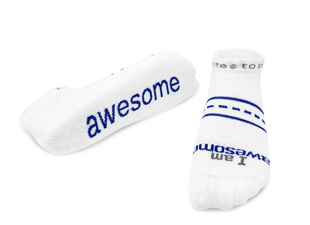 I Am Awesome White Socks Lite Notes  Notes to Self   