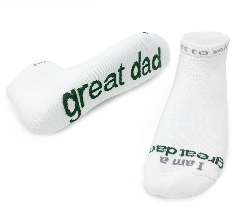 I Am A Great Dad Socks  Notes to Self   