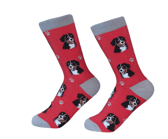 Dog Breed Socks  E & S Imports Bernese Mountain  