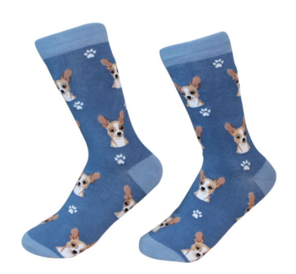 Dog Breed Socks  E & S Imports Chihuahua, Fawn  