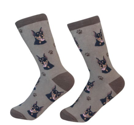 Dog Breed Socks  E & S Imports Doberman  