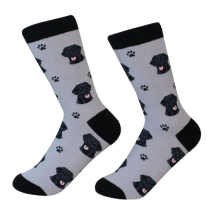 Dog Breed Socks  E & S Imports Labrador, Black  