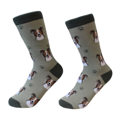 Dog Breed Socks  E & S Imports Papillon  