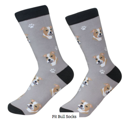 Dog Breed Socks  E & S Imports Pit Bull  