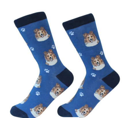 Dog Breed Socks  E & S Imports Sheltie  