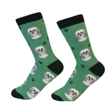 Dog Breed Socks  E & S Imports Shih Tzu  